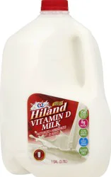 Hiland Dairy Whole, Vitamin D Milk, Gallon, 128 Fl Oz
