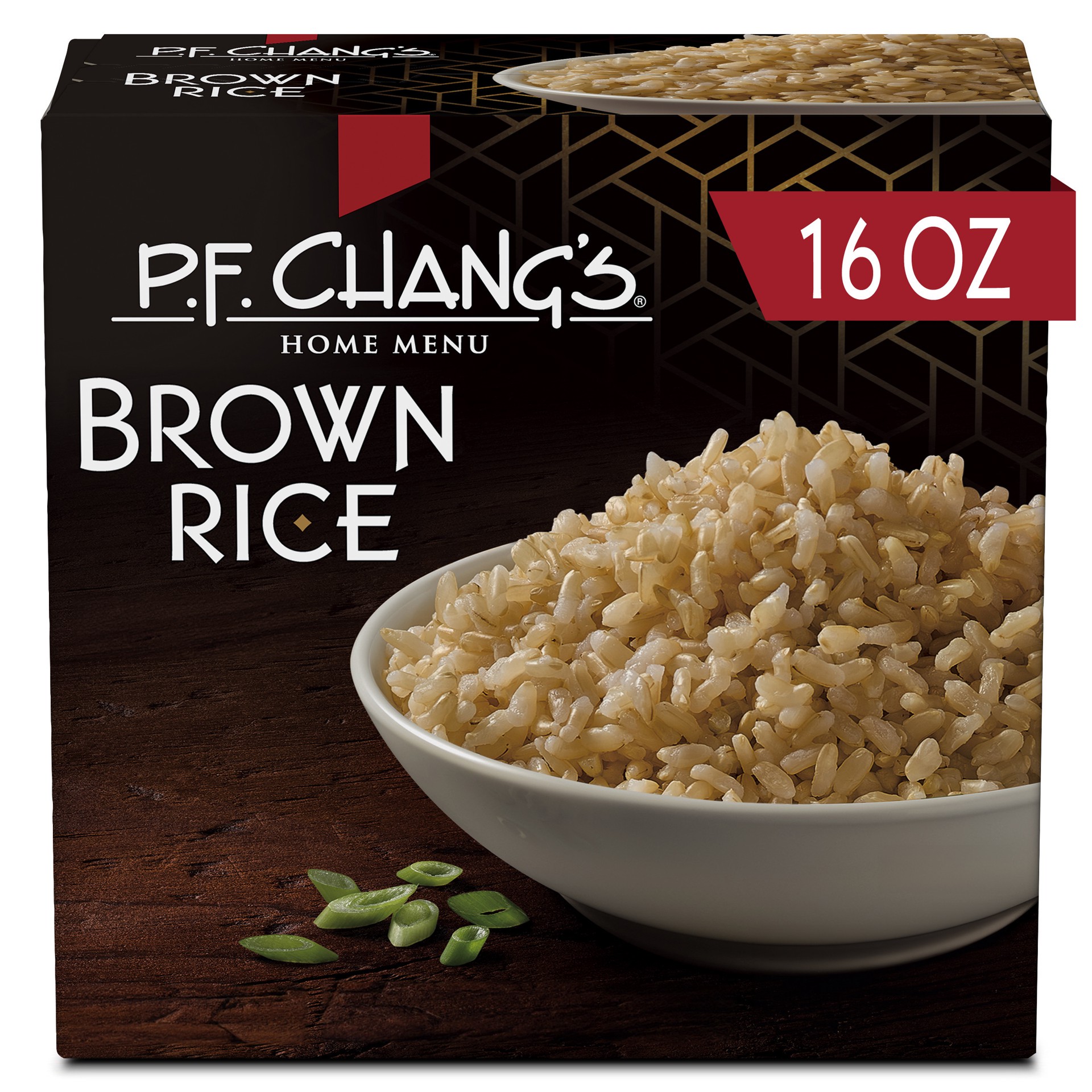 slide 1 of 5, P.F. Chang's Home Menu Steamed Brown Rice 2 ea, 16 oz