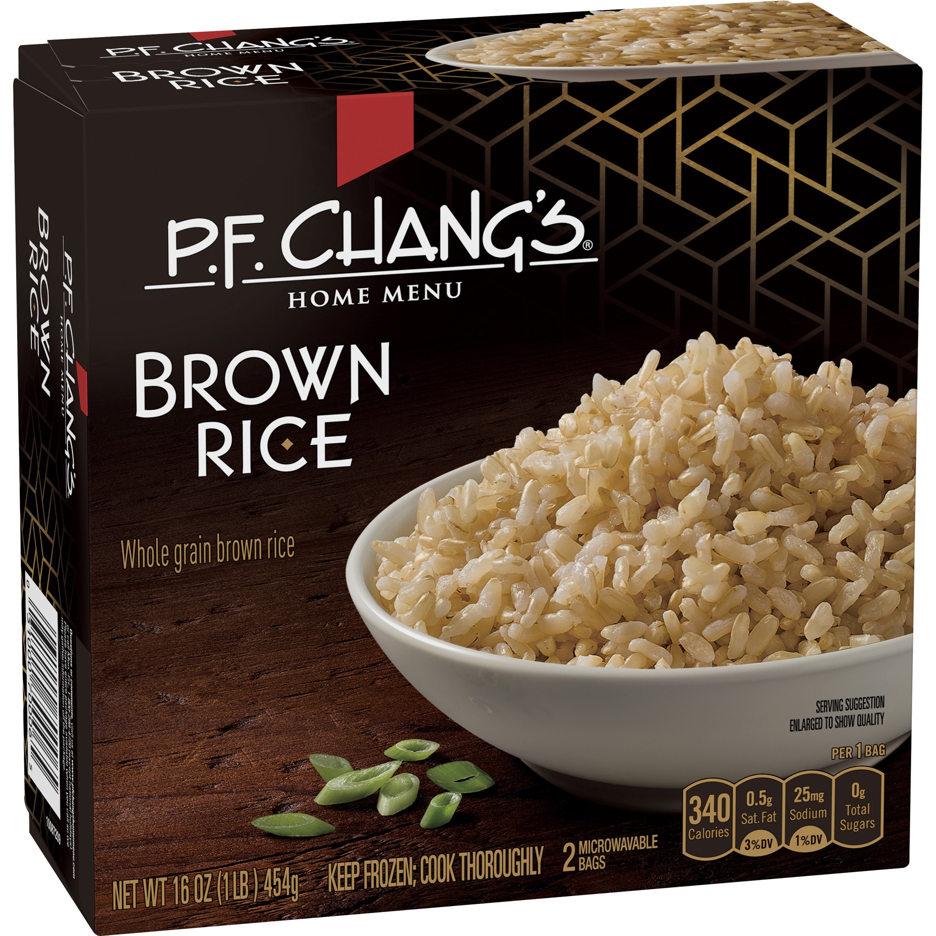 slide 5 of 5, P.F. Chang's Home Menu Steamed Brown Rice 2 ea, 16 oz