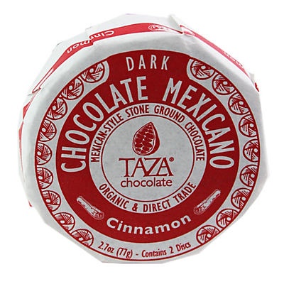 slide 1 of 1, Taza Organic Chocolate Disc Cinnamon, 2.7 oz