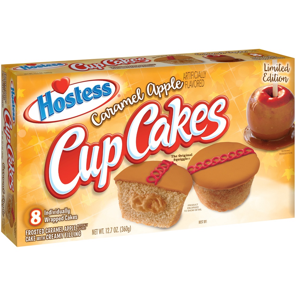 slide 1 of 1, Hostess Caramel Apple Cupcakes, 12.7 oz