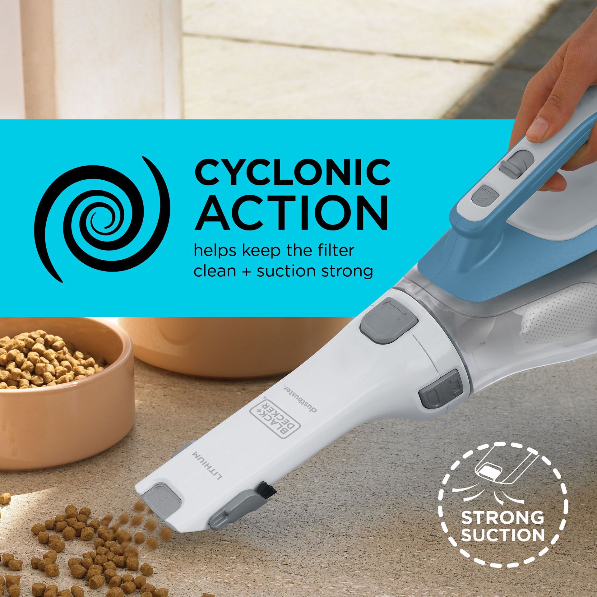 slide 6 of 6, BLACK+DECKER dustbuster Cordless Car Handheld Vacuum Cleaner, 1 ct