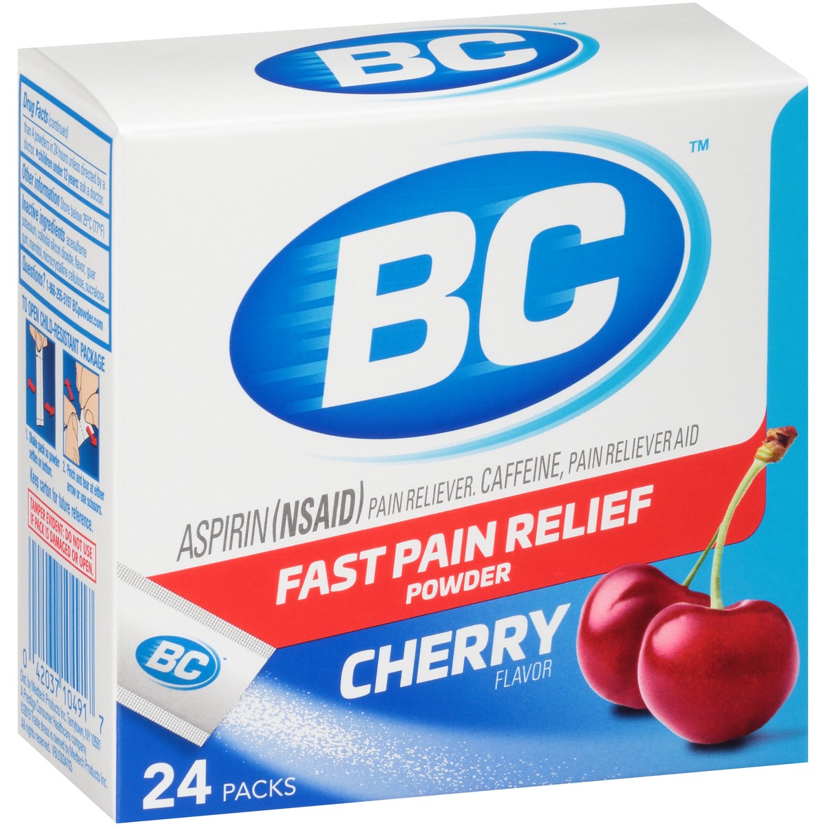 slide 9 of 10, BC Cherry Headache Powder, 24 ct