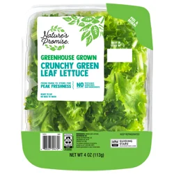 Nature's Promise Greenhouse Grown Crunchy Green Leaf Lettuce