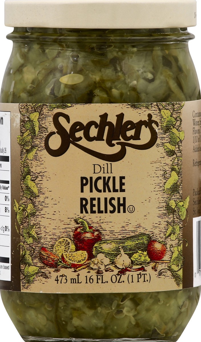 slide 1 of 2, Sechler's Relish 16 oz, 16 oz