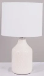 ROOM & RETREAT Rr Textured Ceramic Table Lamp