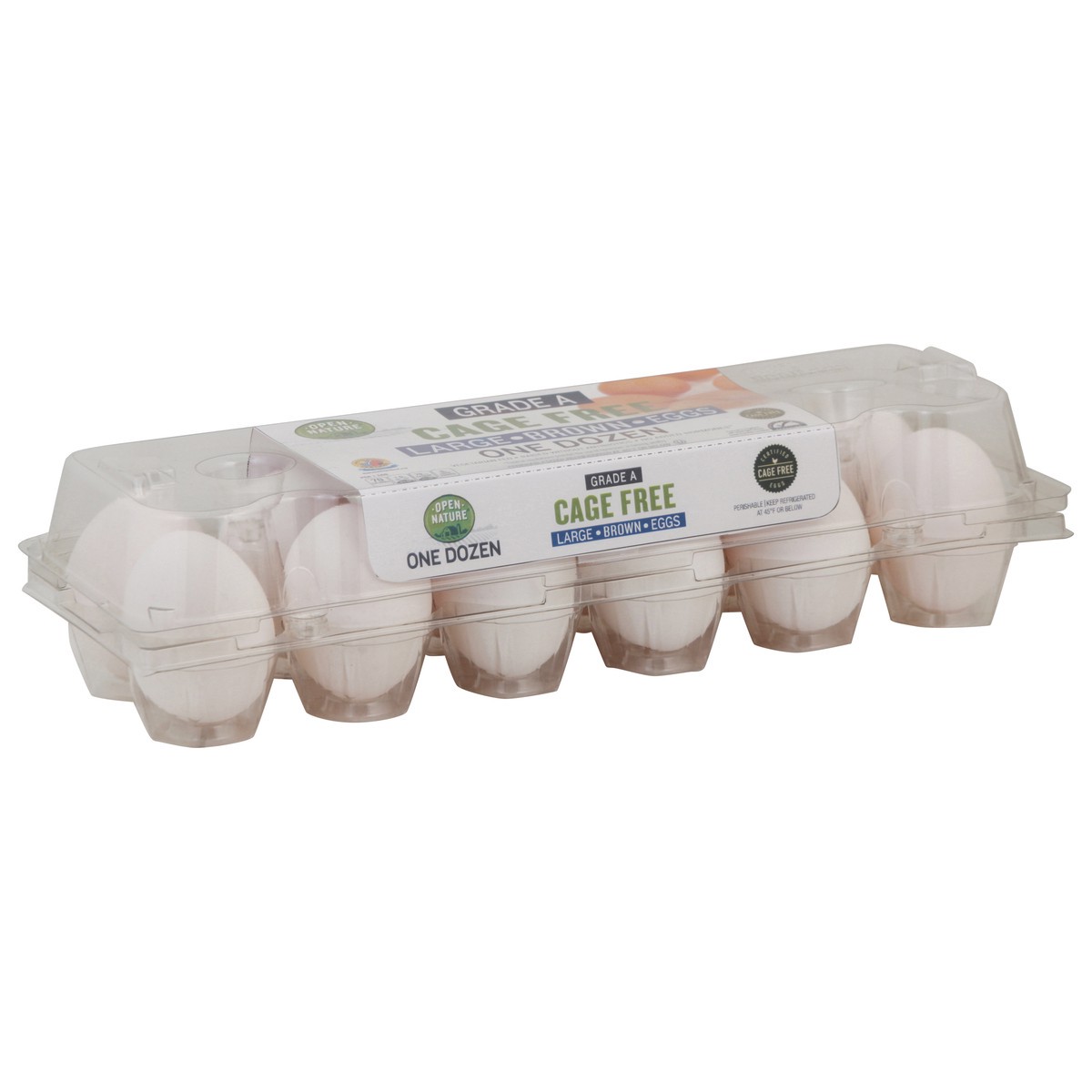 Open Nature Eggs Cage Free Large Brown 12 ct | Shipt