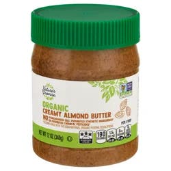 Nature's Promise Organic Creamy Almond Butter
