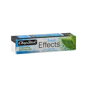 slide 1 of 1, ChapStick Fresh Effects Lip Balm Invigorating Green Tea Mint, 0.15 oz; 4 gram