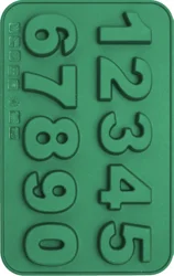 Trudeau Clever Treats Silicone Chocolate Mold - Numbers