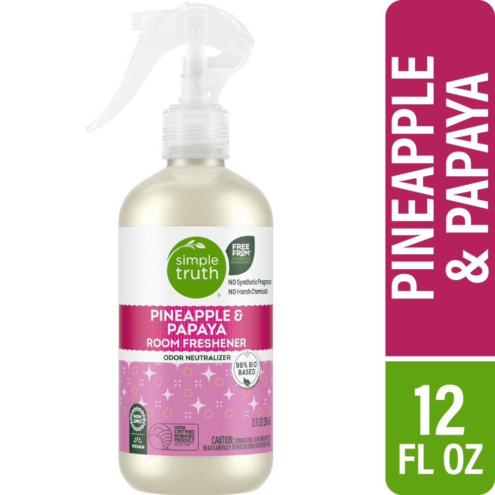 slide 2 of 3, Simple Truth® Pineapple and Papaya Room Spray, 12 fl oz
