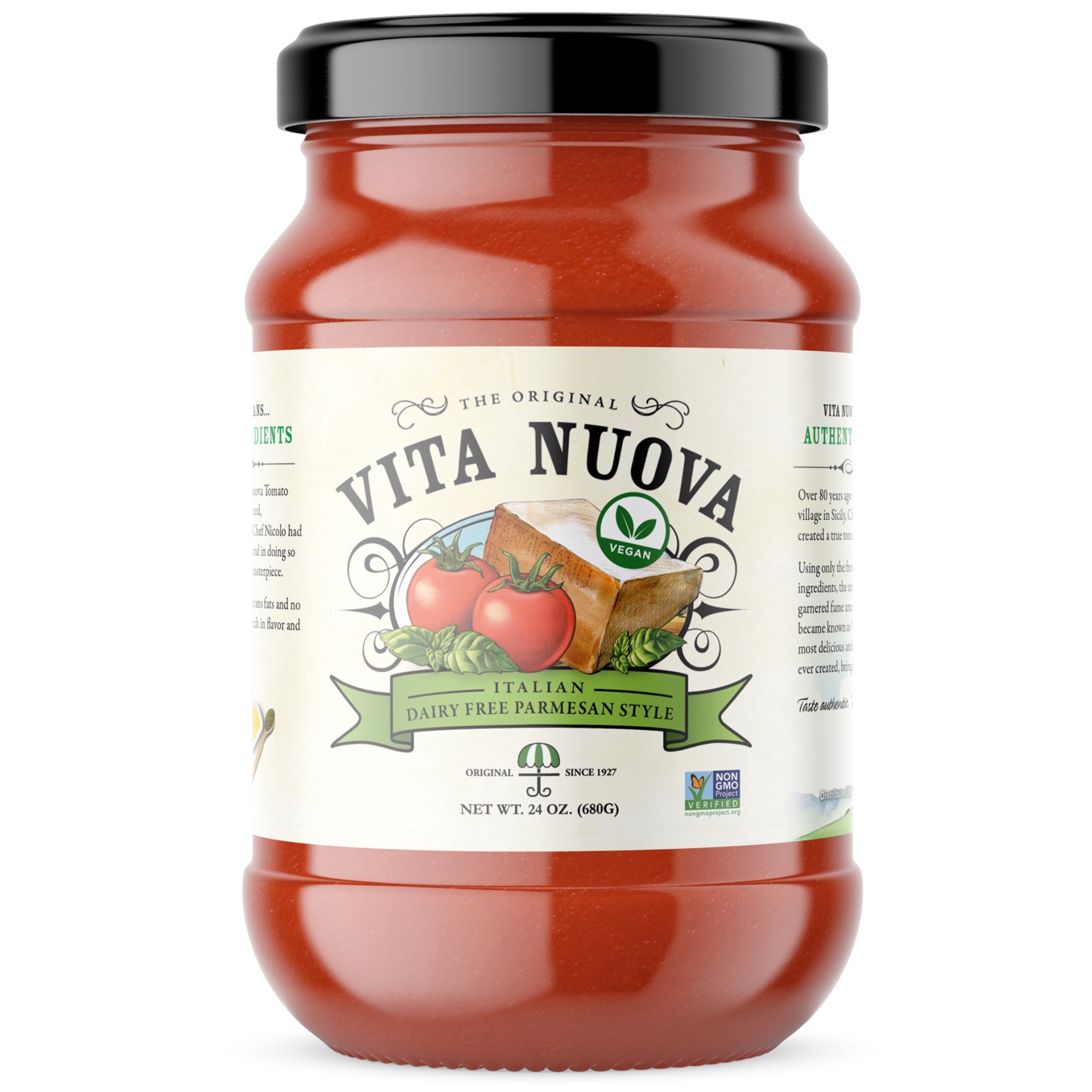 slide 1 of 1, Vita Nuova Vegan Cheese, 24 oz