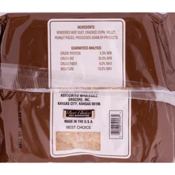 Best Choice Peanut Flavor Suet Plus