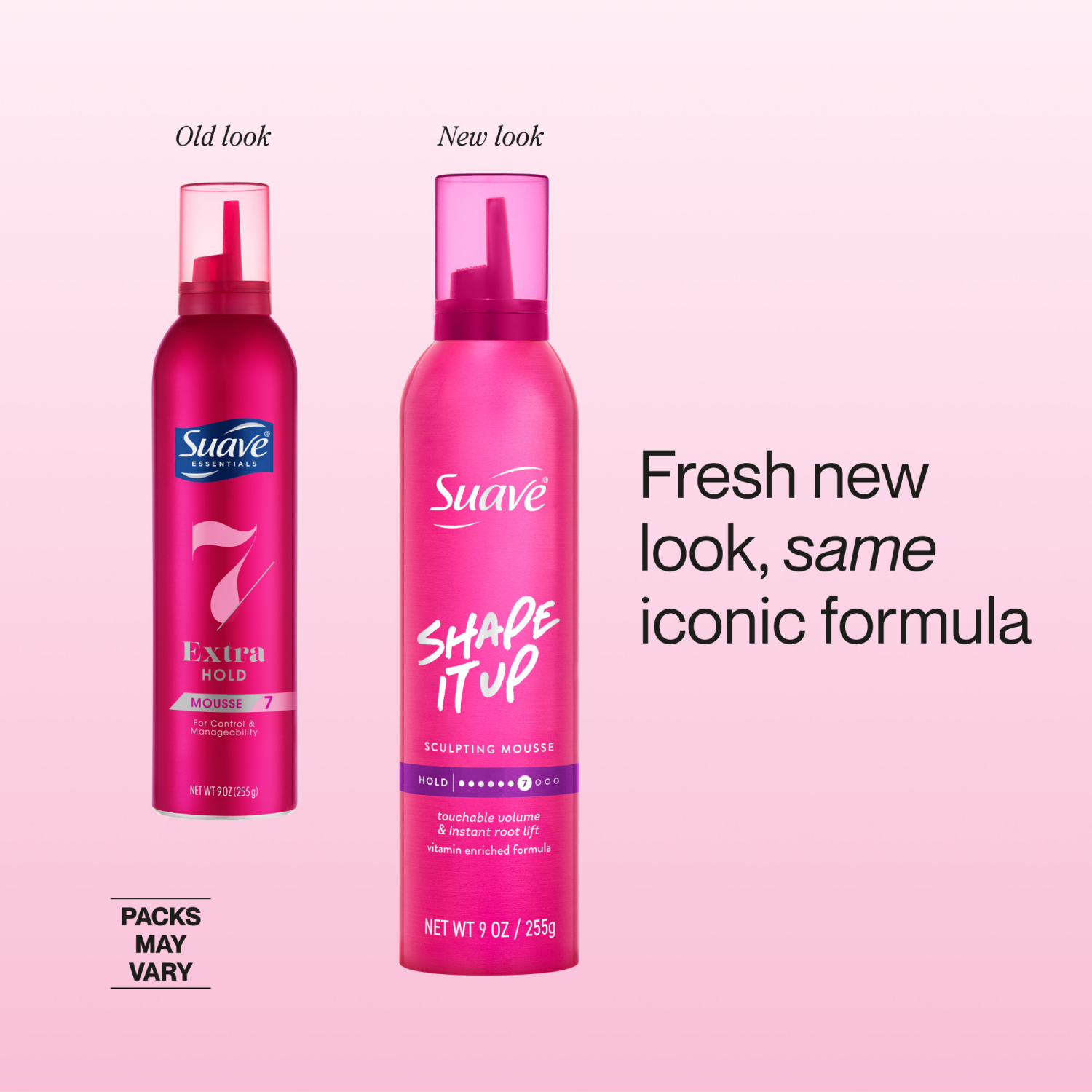 slide 8 of 8, Suave Shape It Up Sculpting Mousse, 9 oz