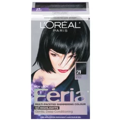 L'Oréal Fería Bright Black 21 Permanent Haircolour Gel 1 ea