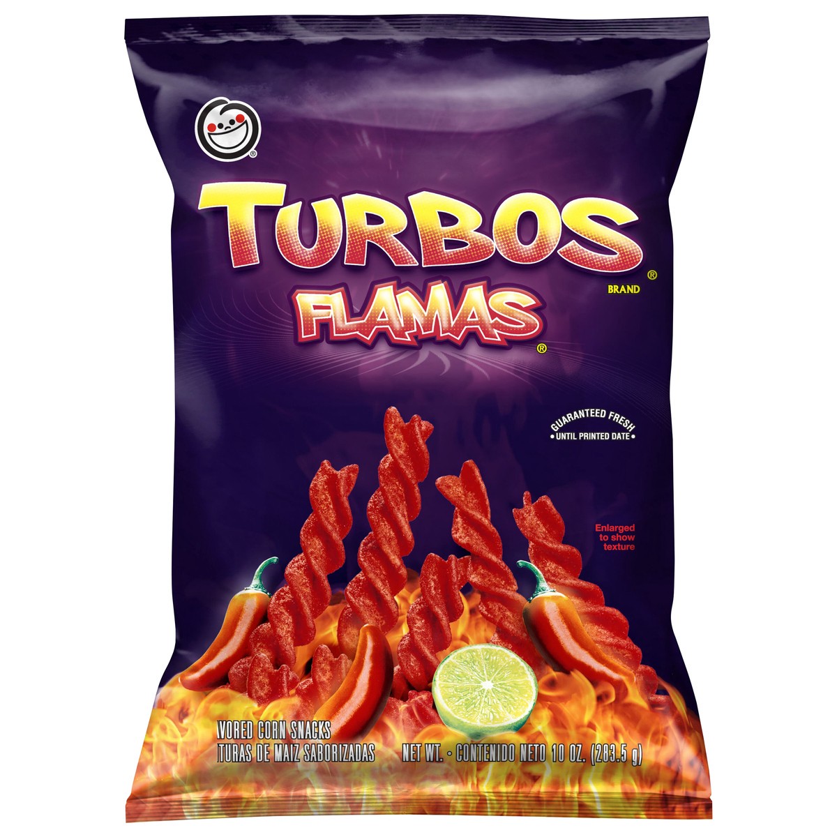 slide 1 of 8, Sabritas Flavored Corn Snacks Turbos Flamas 10 Oz, 10 oz
