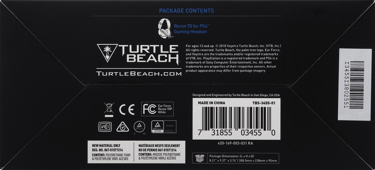 slide 4 of 9, Turtle Beach Gaming Headset 1 ea, 1 ct