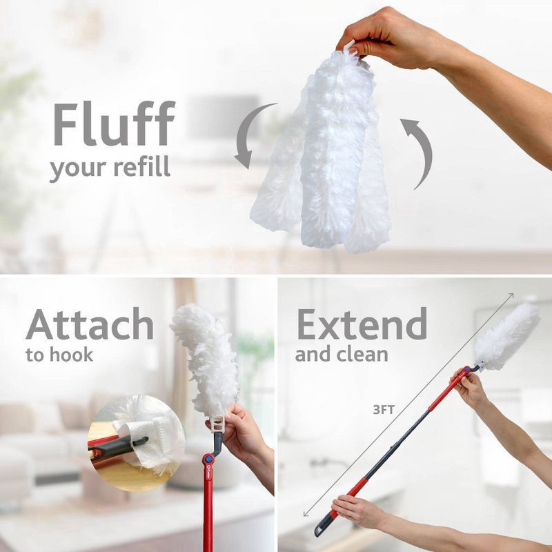 slide 13 of 16, O-Cedar Flex & Catch Heavy Duty Dusting Kit - 4ct, 4 ct