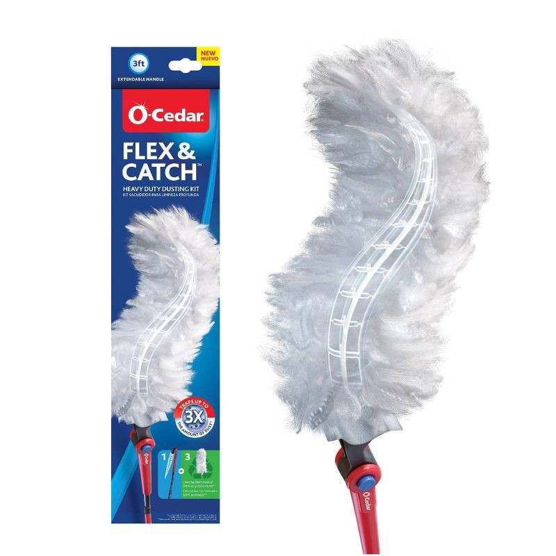 slide 1 of 16, O-Cedar Flex & Catch Heavy Duty Dusting Kit - 4ct, 4 ct