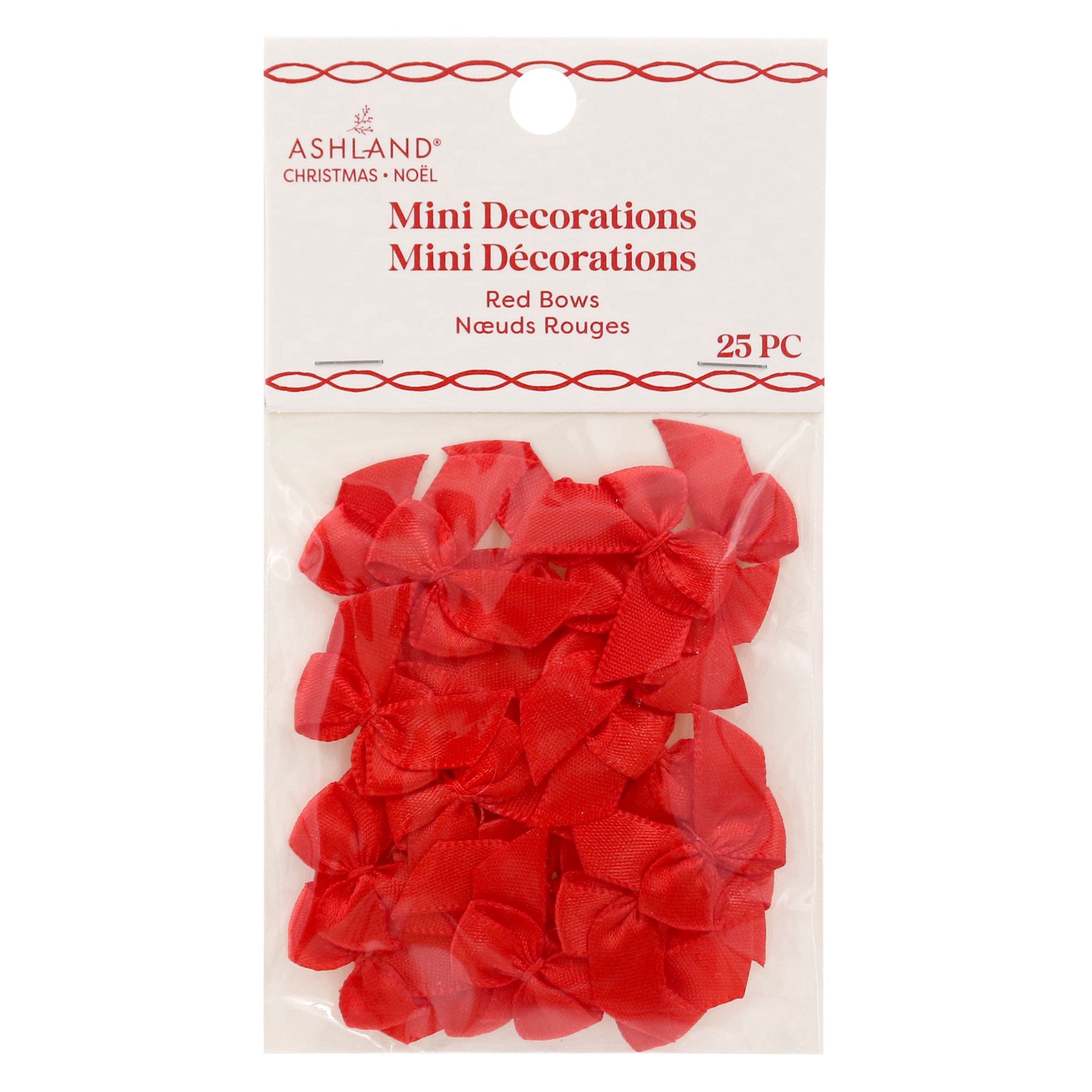 slide 2 of 4, Mini Red Bow Decorations, 25ct. By Ashland, 25 ct