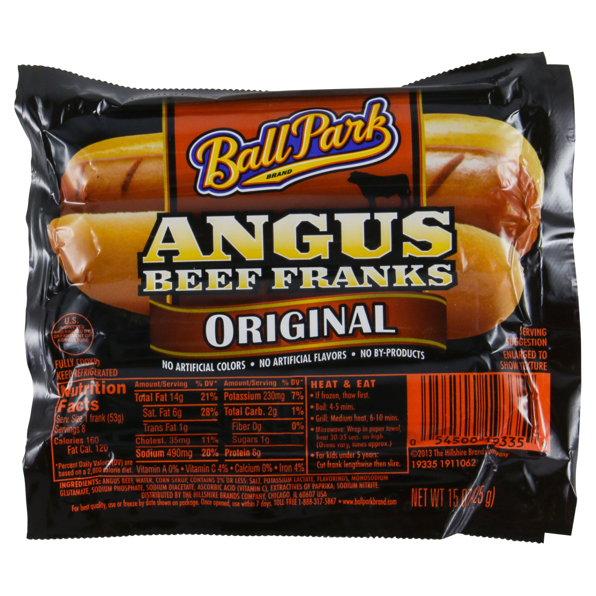 slide 1 of 1, Ball Park Franks 15 oz, 15 oz