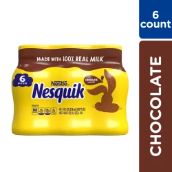 Nesquik 1% Chocolate Milk Bottles