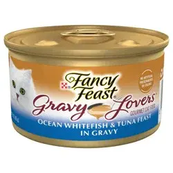 Fancy Feast Gravy Lovers Ocean Whitefish & Tuna Feast In Sauteed Seafood Gravy Cat Food