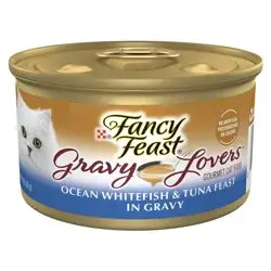 Fancy Feast Gravy Lovers Ocean Whitefish & Tuna Feast In Sauteed Seafood Gravy Cat Food