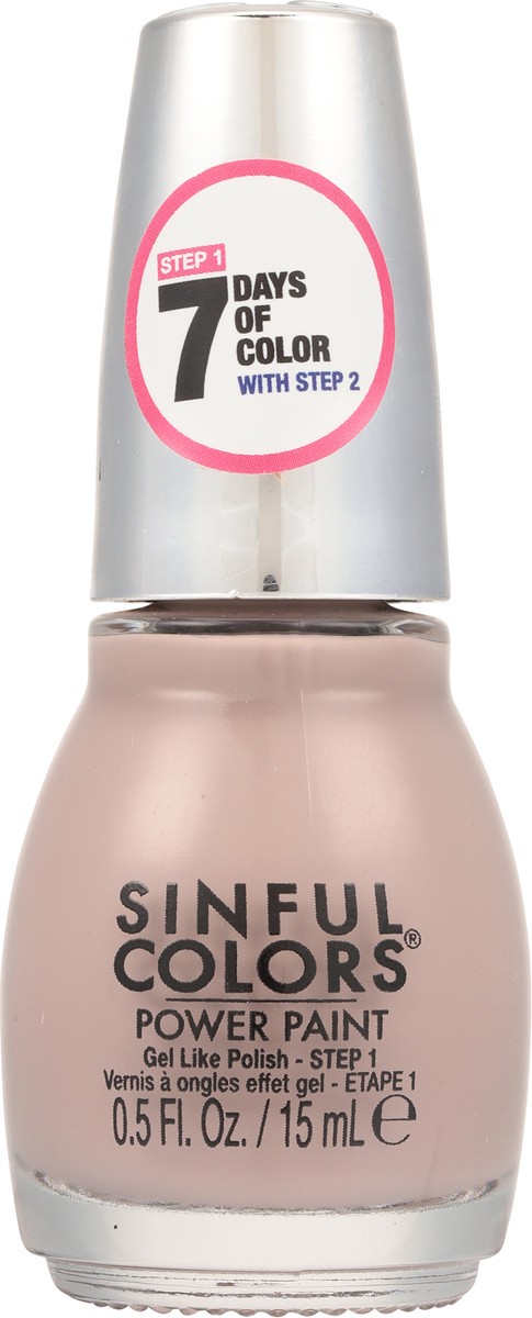 slide 7 of 9, Sinful Colors Power Paint Never Not Working 2647 Nail Polish 0.5 fl oz, 1 ct