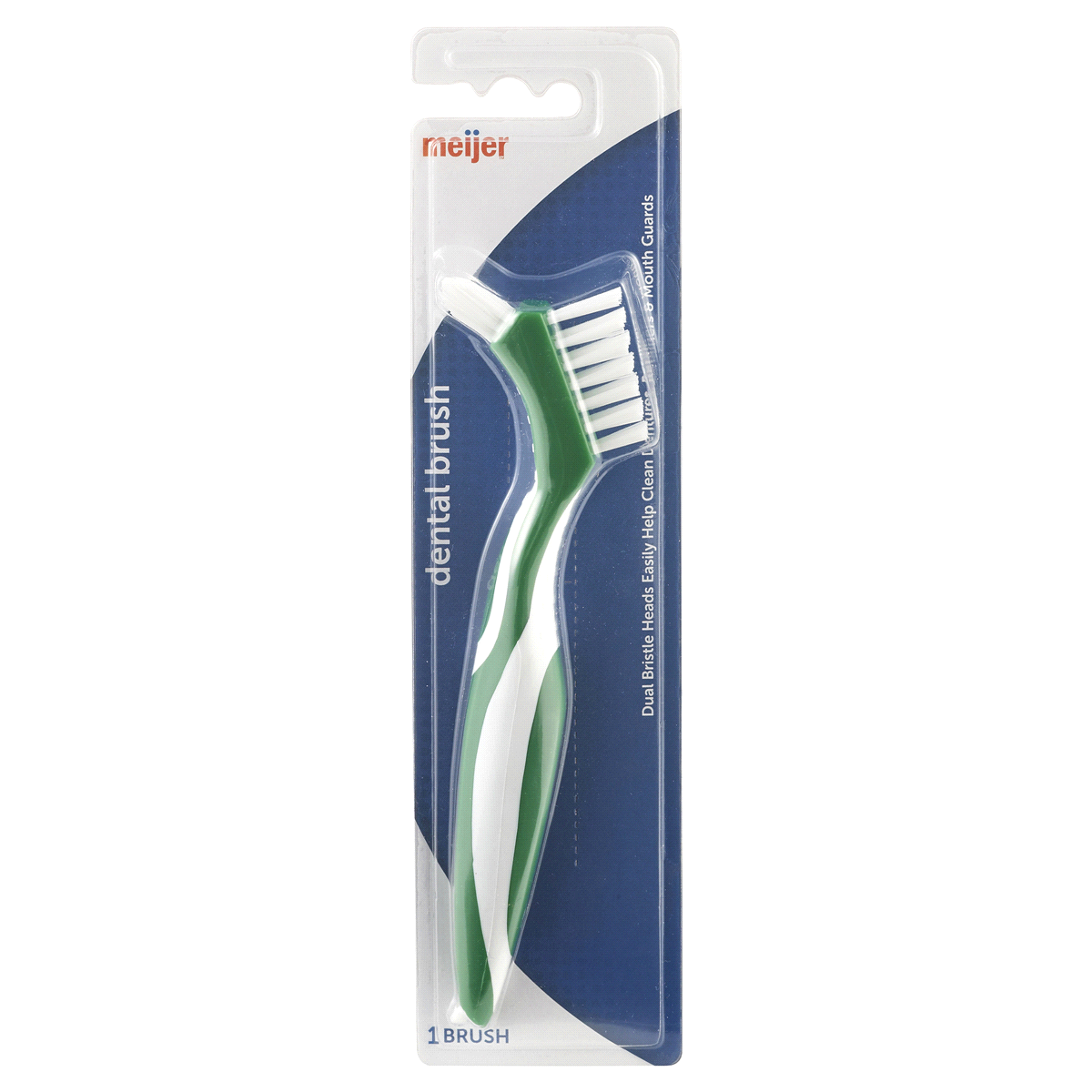 slide 1 of 5, Meijer Dental Brush, 1 ct