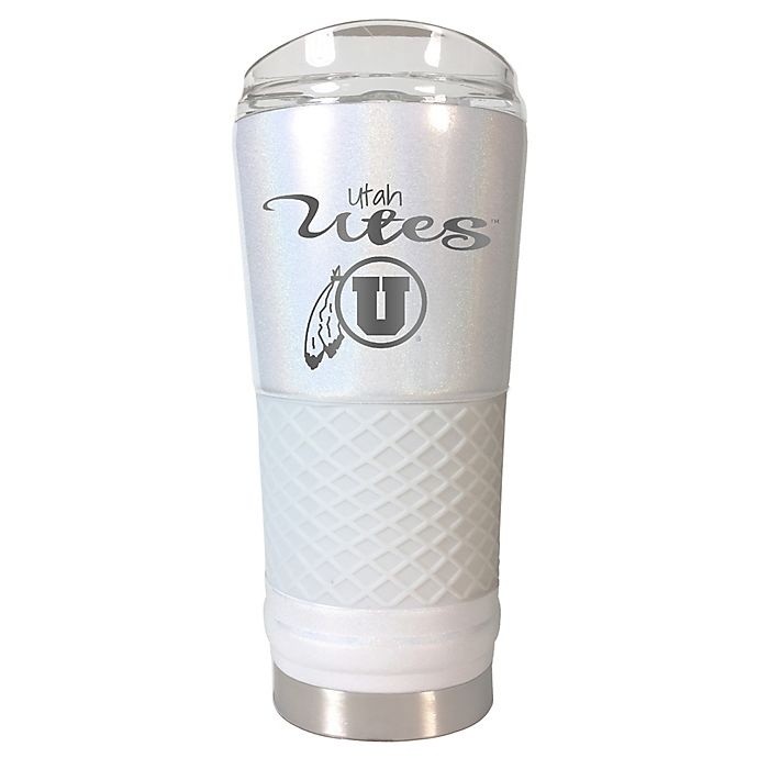 slide 1 of 1, NCAA University of Utah Opal Draft Tumbler, 24 oz