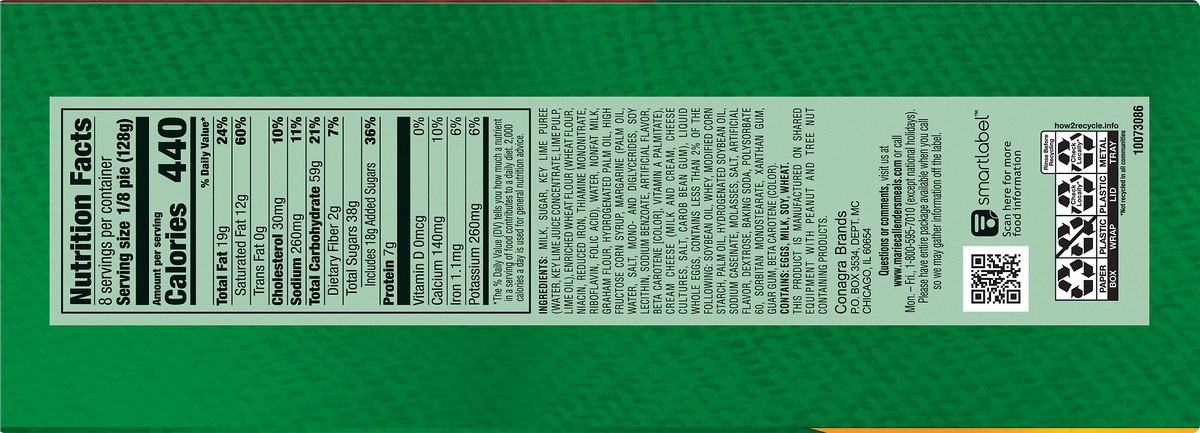 slide 6 of 10, Marie Callender's Strawberry Rhubarb Streusel Pie, 37 oz