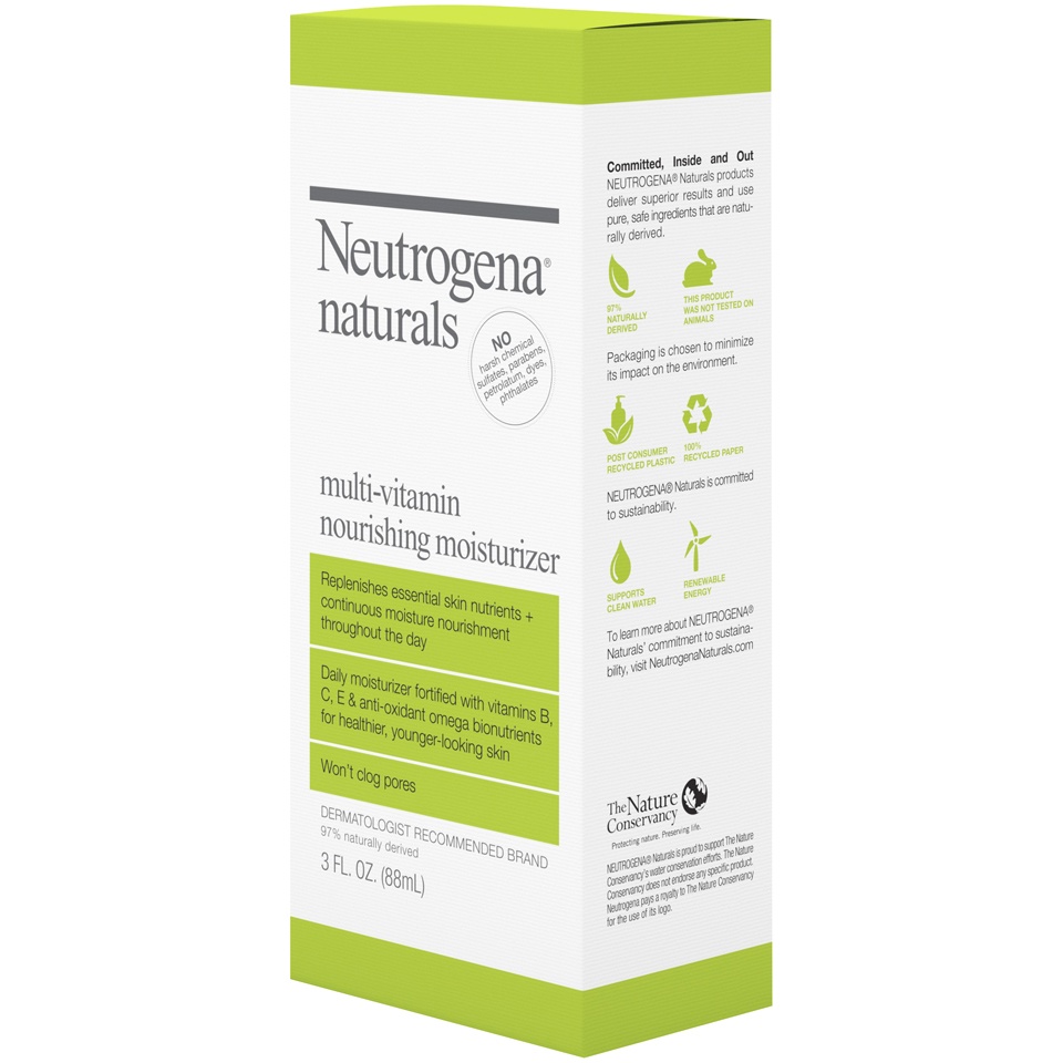 slide 3 of 6, Neutrogena Naturals Multi-Vitamin Nourishing Moisturizer, 3 fl oz