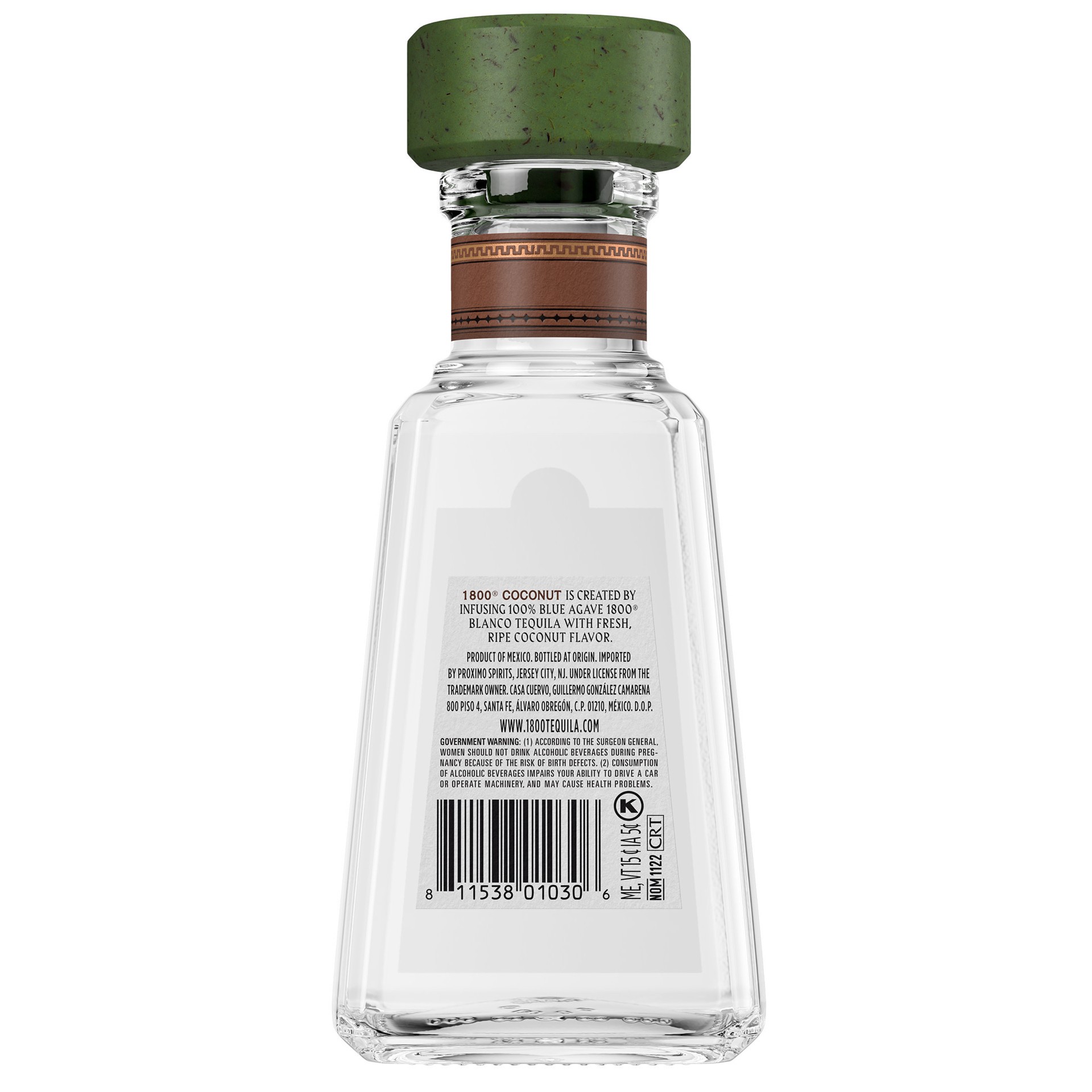 slide 3 of 5, 1800 Tequila Coconut 70 Proof - 200 ml, 200 ml
