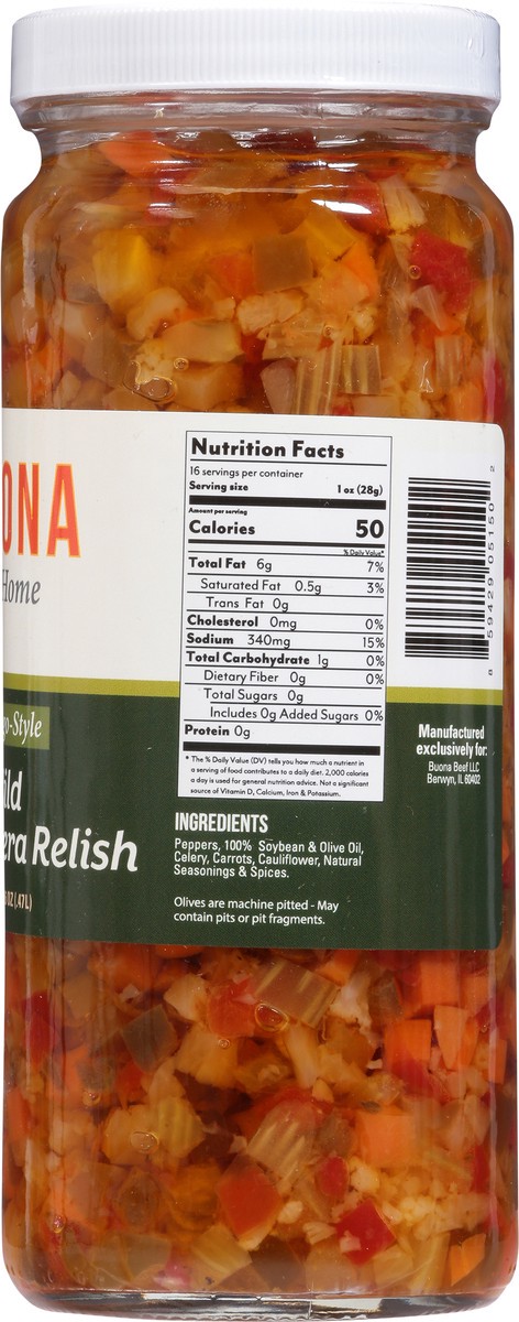 slide 2 of 13, Buona Mild Giardiniera, 16 oz