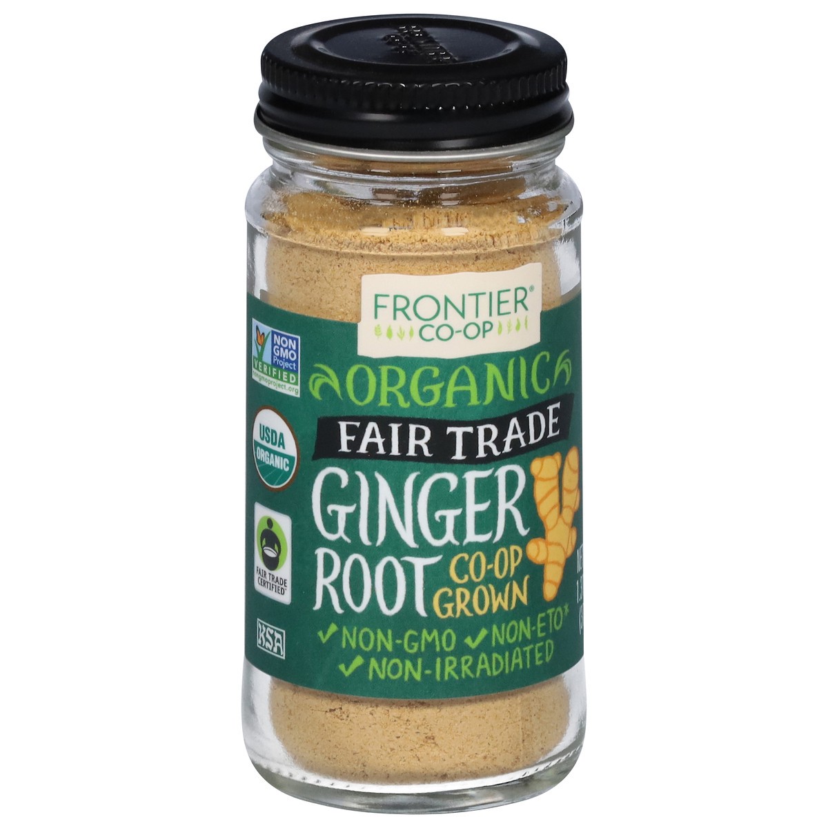 slide 2 of 9, Frontier Co-Op Organic Ginger Root 1.31 oz, 1.31 oz