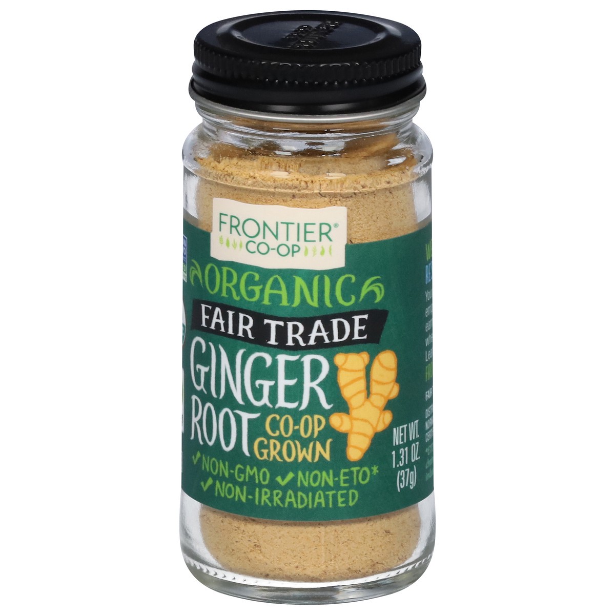 slide 3 of 9, Frontier Co-Op Organic Ginger Root 1.31 oz, 1.31 oz