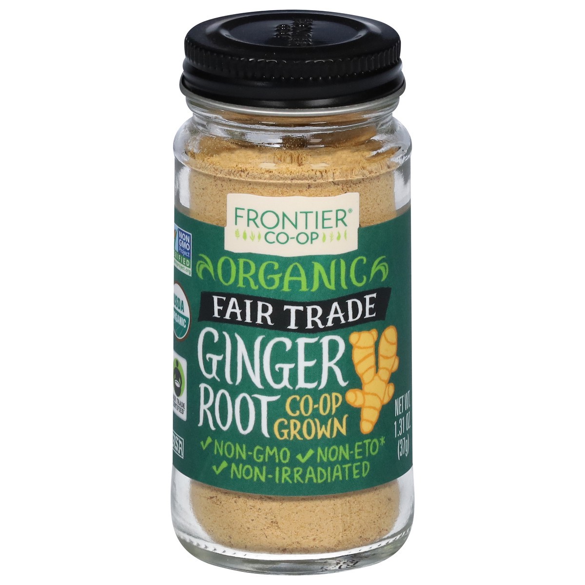 slide 1 of 9, Frontier Co-Op Organic Ginger Root 1.31 oz, 1.31 oz