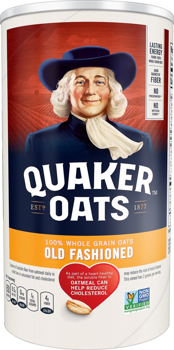 slide 1 of 5, Quaker Oats, 18 oz