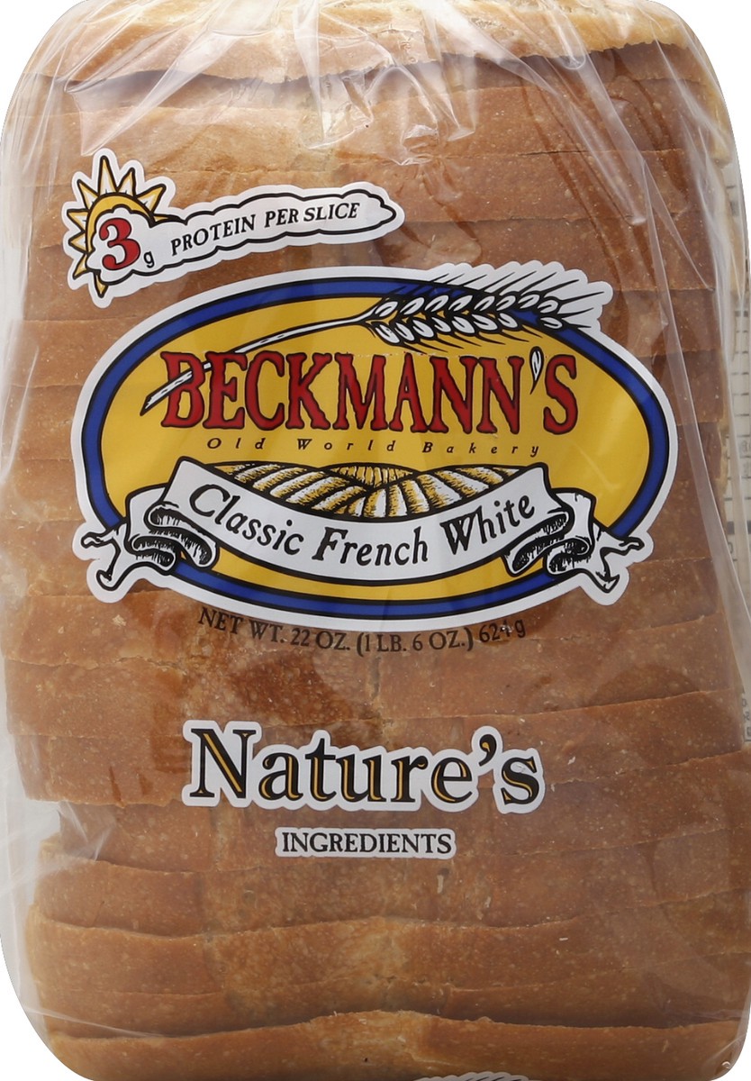 slide 5 of 5, Beckmanns Classic French White Bread, 22 oz