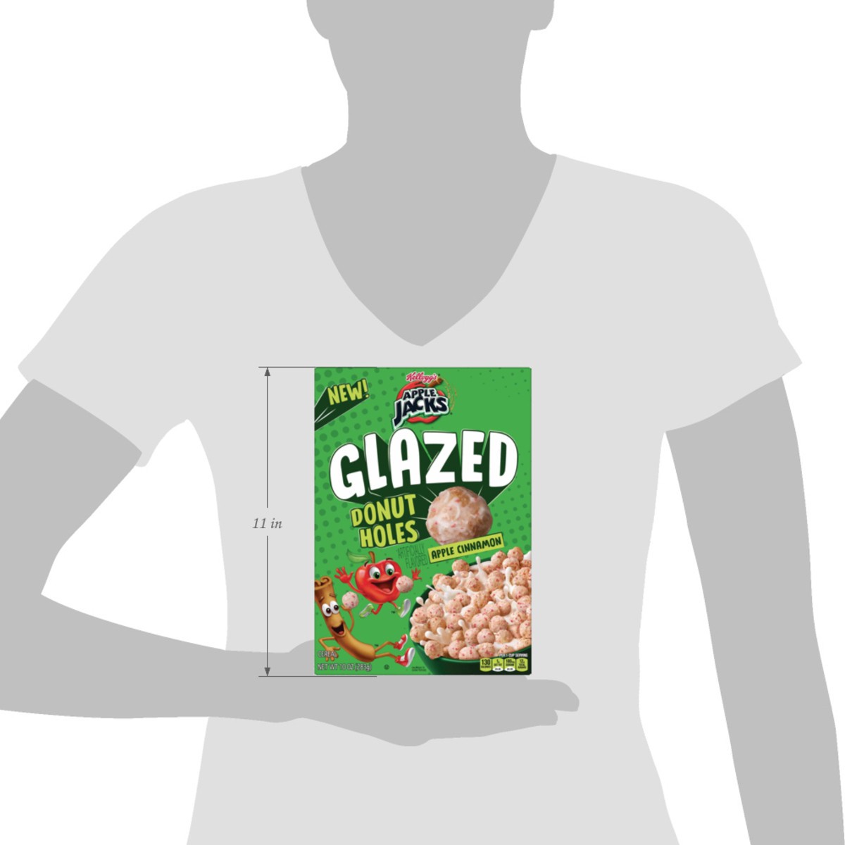 slide 10 of 13, Kelloggs Apple Jacks Cereal, 10 oz