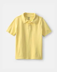 Oshkosh Boys Uniform Piqué Polo Shirt - Yellow - Size 7