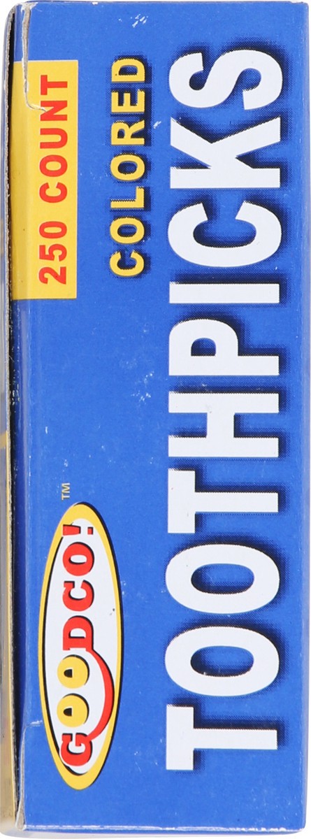 slide 6 of 9, Goodco! GoodCo Colored Toothpicks 250 ea, 250 ct