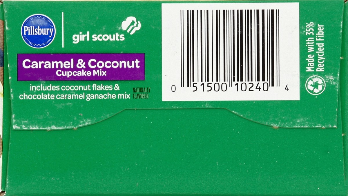 slide 4 of 6, Pillsbury Girl Scouts Caramel & Coconut Cupcake Mix, 13.2 oz