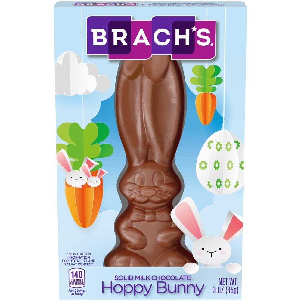 slide 1 of 1, Brach's Solid Chocolate Hoppy Bunny, 1 ct