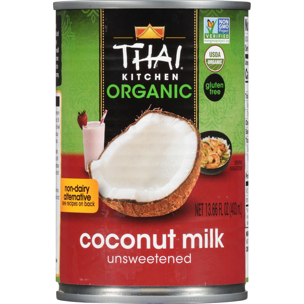 slide 5 of 7, Thai Kitchen Coconut Milk Organic, 13.66 fl oz
