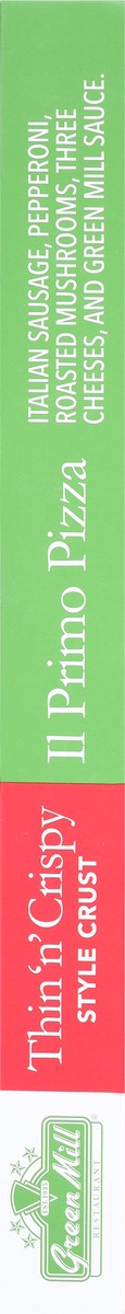 slide 7 of 12, Green Mill Thin N Crispy Style Crust Il Primo Pizza 16.9 oz, 16.9 fl oz