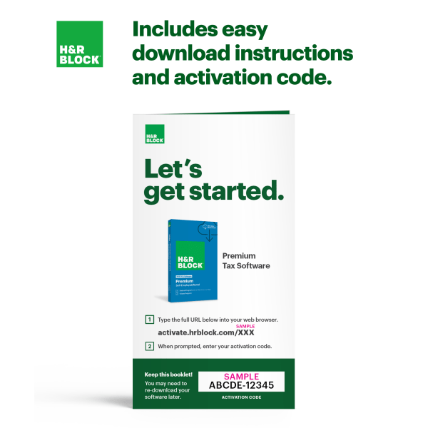 slide 3 of 4, H&R Block Tax Software Premium 2024, 1 ct