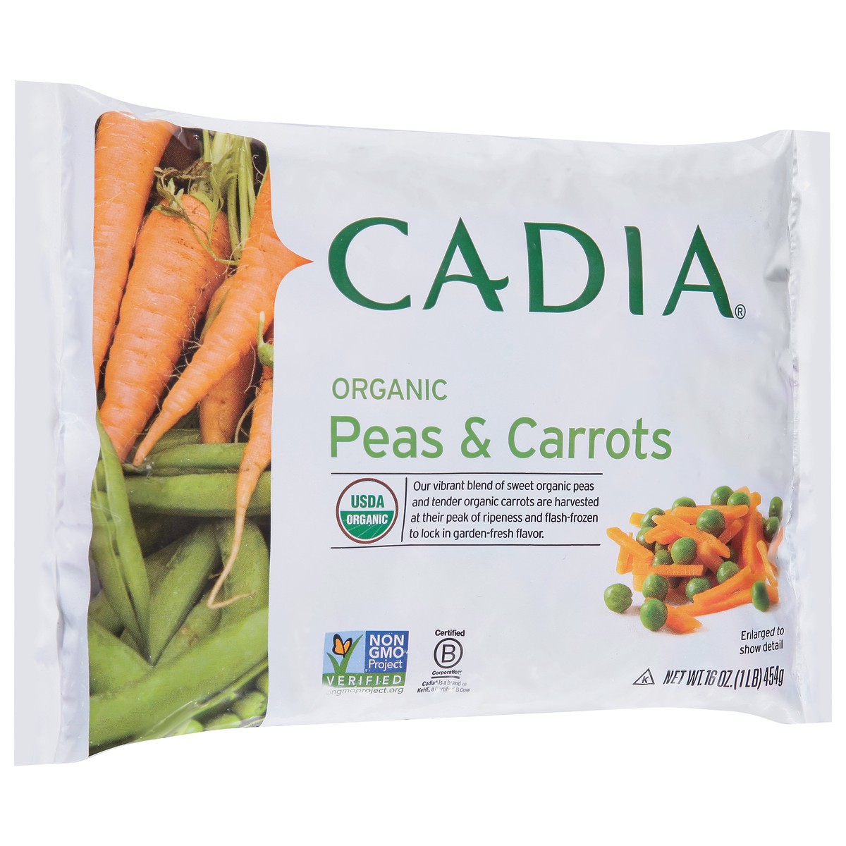 slide 4 of 14, Cadia Organic Peas & Carrots 16 oz, 16 oz