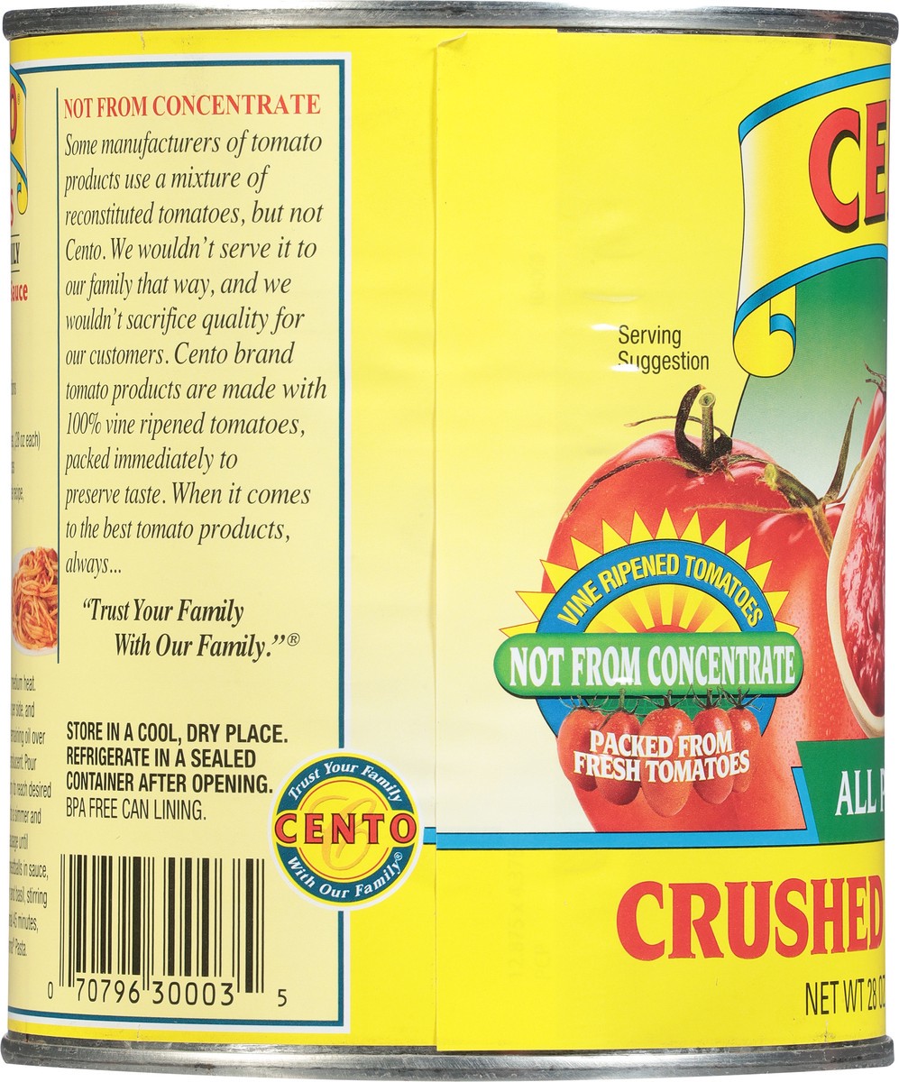 slide 7 of 9, Cento All Purpose Crushed Tomatoes 28 oz, 28 oz